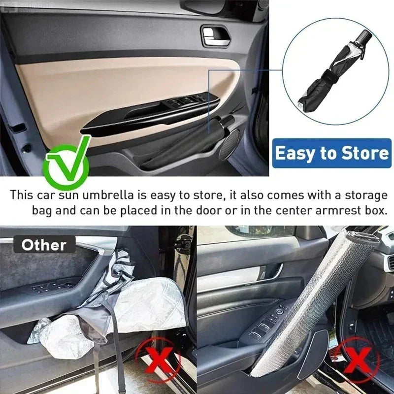 Car Wind Shield Umbrella